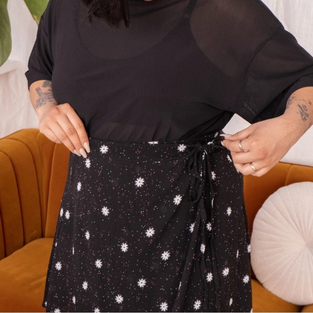 From Rachel Midi Wrap Skirt